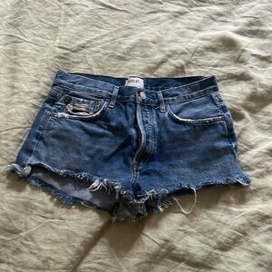 Agolde Parker Vintage Denim Cutoff Shorts Lowkey 28 NWOT